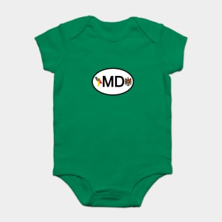 Moldova car country code Baby Bodysuit